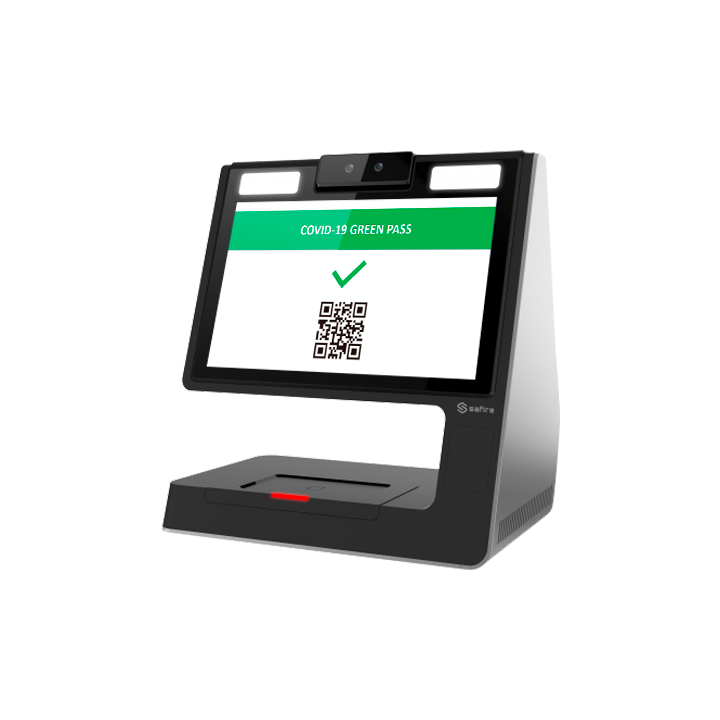 SAFIRE SF-ACGREENPASS SAFIRE SF-ACGREENPASS — Terminal de lecture de Q