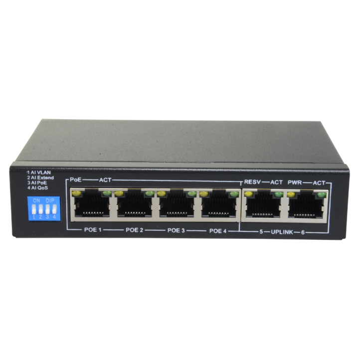 SAFIRE SF-SW0604POE-60 SAFIRE SF-SW0604POE-60 — Switch PoE | AVS Domot