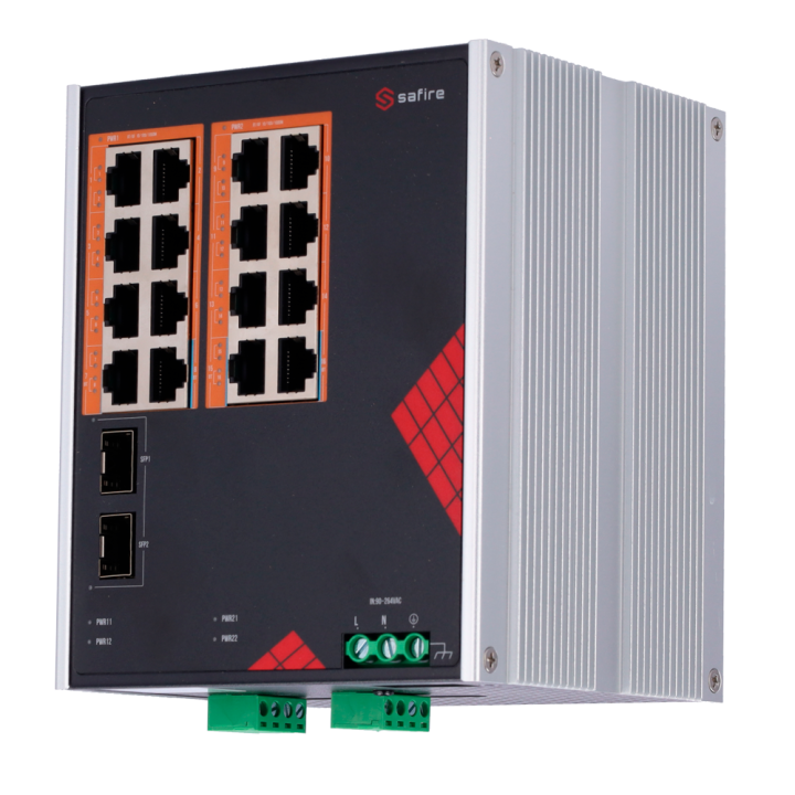 SAFIRE SF-SWI1816HIPOE-GF-AC-260-DIN SAFIRE SF-SWI1816HIPOE-GF-AC-260-