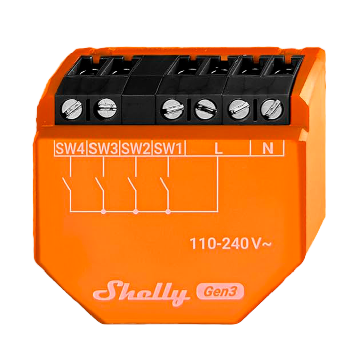SHELLY SH-I4-GEN3 SHELLY SH-I4-GEN3 — Shelly Plus I4 Gen3 | AVS Domote