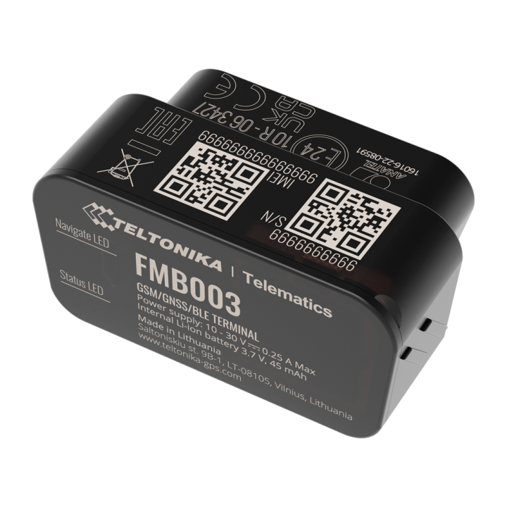 TELTONIKA TK-FMB003 TELTONIKA TK-FMB003 — Tracker Plug &amp; Play pour