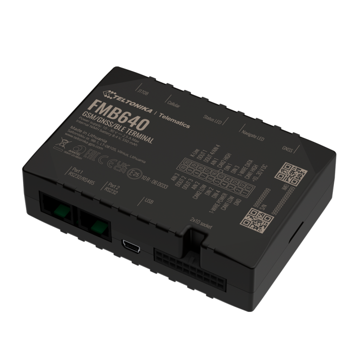 TELTONIKA TK-FMB640 TELTONIKA TK-FMB640 — Tracker professionnel pour v