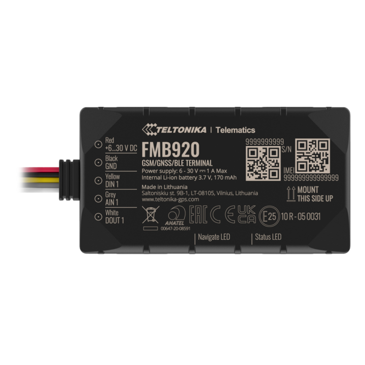 TELTONIKA TK-FMB920 TELTONIKA TK-FMB920 — Tracker Plug &amp; Play pour