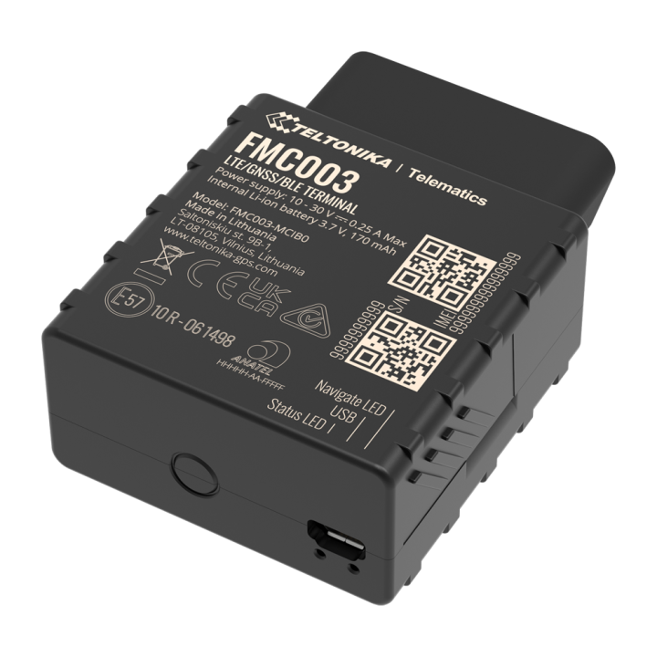 TELTONIKA TK-FMC003 TELTONIKA TK-FMC003 — Tracker Plug &amp; Play pour