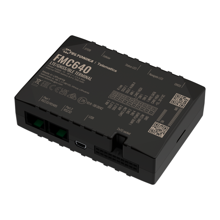 TELTONIKA TK-FMC640 TELTONIKA TK-FMC640 — Tracker professionnel pour v