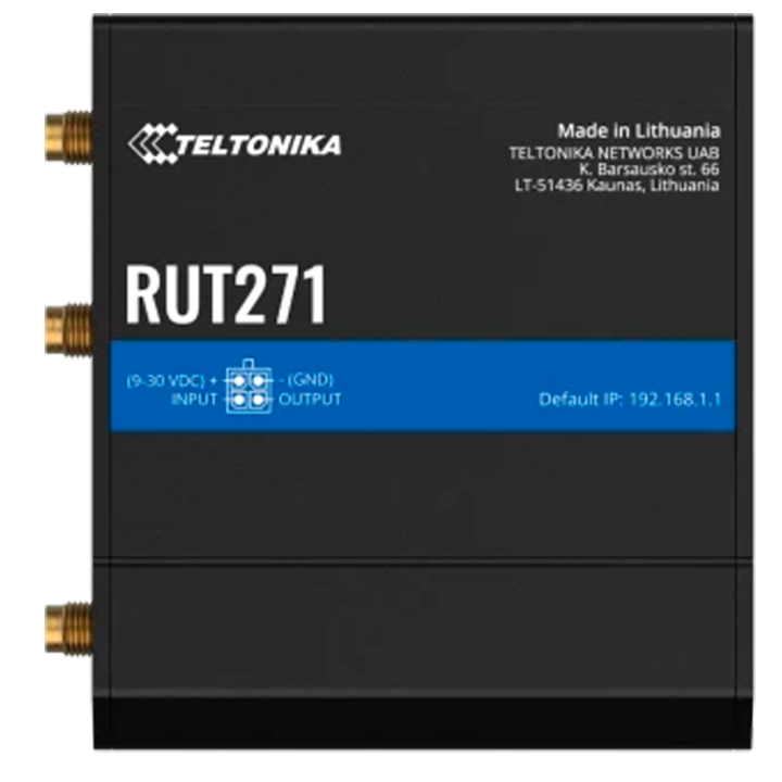 TELTONIKA TK-RUT271 TELTONIKA TK-RUT271 — Routeur industriel 5G RedCap