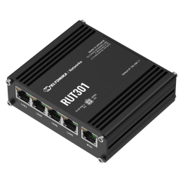 TELTONIKA TK-RUT301 TELTONIKA TK-RUT301 — Router industrial con 5 puer