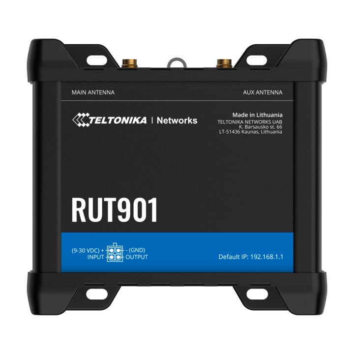 TELTONIKA TK-RUT901 TELTONIKA TK-RUT901 — Routeur industriel 4G LTE Ca