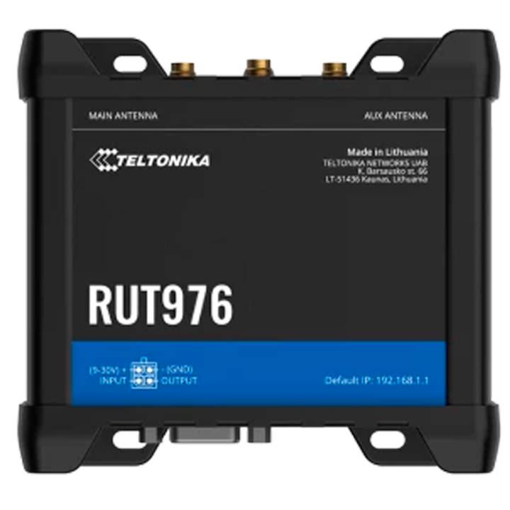 TELTONIKA TK-RUT976 TELTONIKA TK-RUT976 — Routeur industriel 5G RedCap