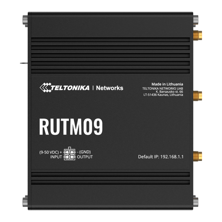 TELTONIKA TK-RUTM09 TELTONIKA TK-RUTM09 — Routeur industriel 4G LTE Ca