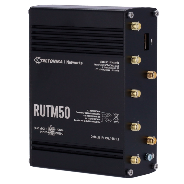 TELTONIKA TK-RUTM50 TELTONIKA TK-RUTM50 — Routeur industriel 5G Sub-6G