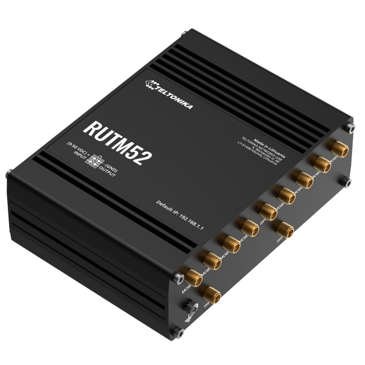 TELTONIKA TK-RUTM52 TELTONIKA TK-RUTM52 — Routeur industriel double 5G