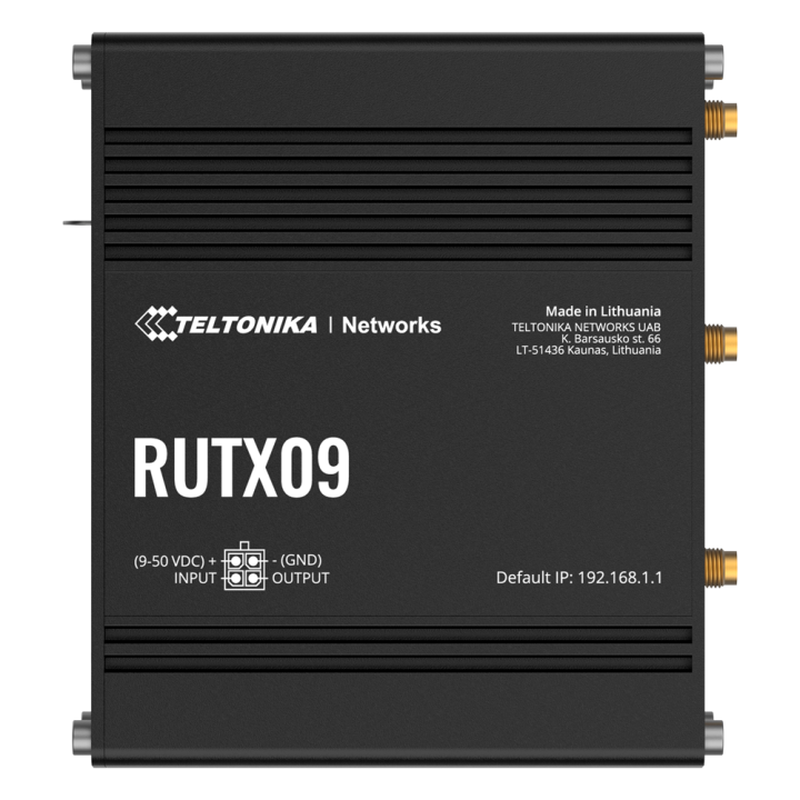 TELTONIKA TK-RUTX09 TELTONIKA TK-RUTX09 — Routeur industriel 4G LTE Ca