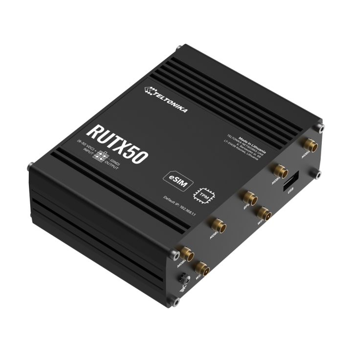 TELTONIKA TK-RUTX50 TELTONIKA TK-RUTX50 — Routeur industriel 5G Sub-6 