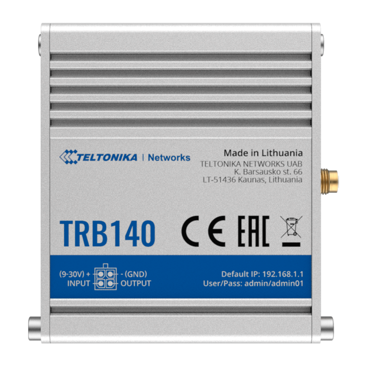 TELTONIKA TK-TRB140 TELTONIKA TK-TRB140 — Passerelle industrielle Telt