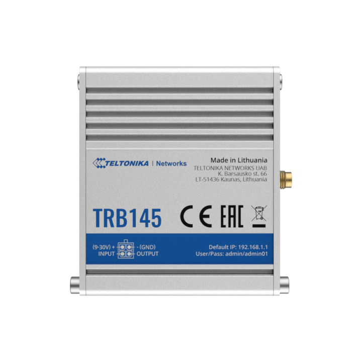 TELTONIKA TK-TRB145 TELTONIKA TK-TRB145 — Passerelle industrielle Telt
