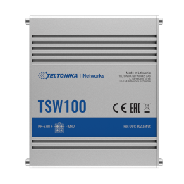 TELTONIKA TK-TSW100 TELTONIKA TK-TSW100 — Teltonika switch PoE industr