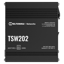TELTONIKA TK-TSW202 TELTONIKA TK-TSW202 — Commutateur PoE+ industriel 