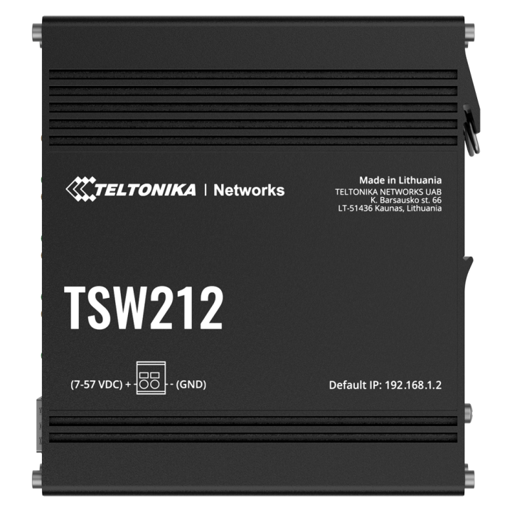 TELTONIKA TK-TSW212 TELTONIKA TK-TSW212 — Commutateur Ethernet industr