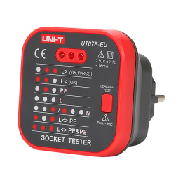 UNI-T UT07B-EU UNI-T UT07B-EU — Testeur de prises électriques EU | AVS
