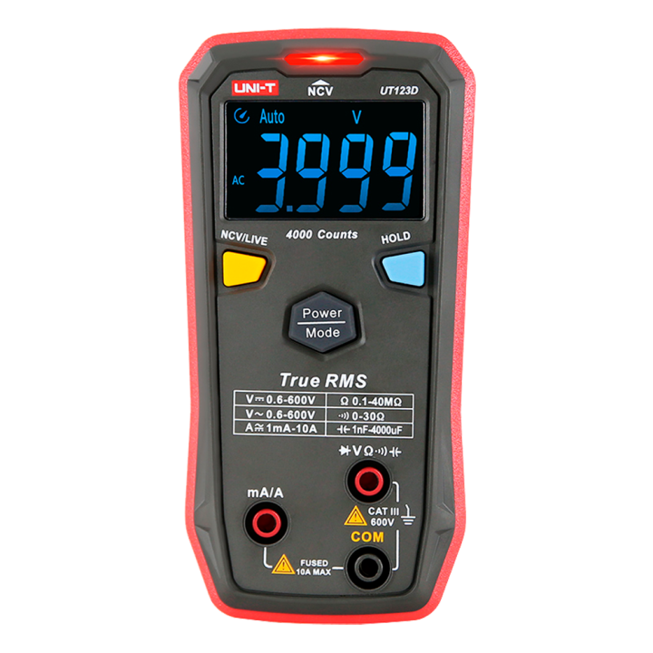 UNI-T UT123D UNI-T UT123D — Multimètre numérique de poche | AVS Domote