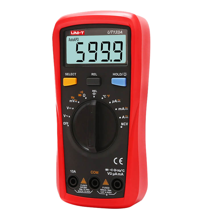 UNI-T UT133A UNI-T UT133A — Multimètre numérique à main | AVS Domotec