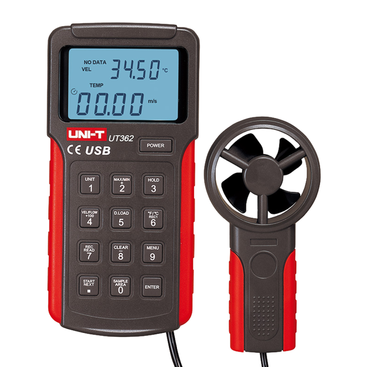 UNI-T UT362 UNI-T UT362 — Anémomètre de type Split | AVS Domotec