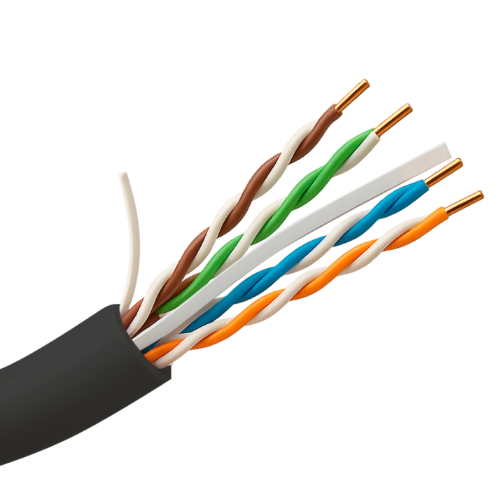 SAFIRE UTP6-305-OUTDOOR-CCA SAFIRE UTP6-305-OUTDOOR-CCA — Câble UTP ri