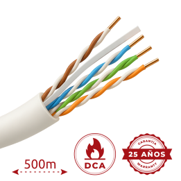 SAFIRE UTP6-500-H-Dca SAFIRE UTP6-500-H-Dca — Câble UTP Safire sans ha