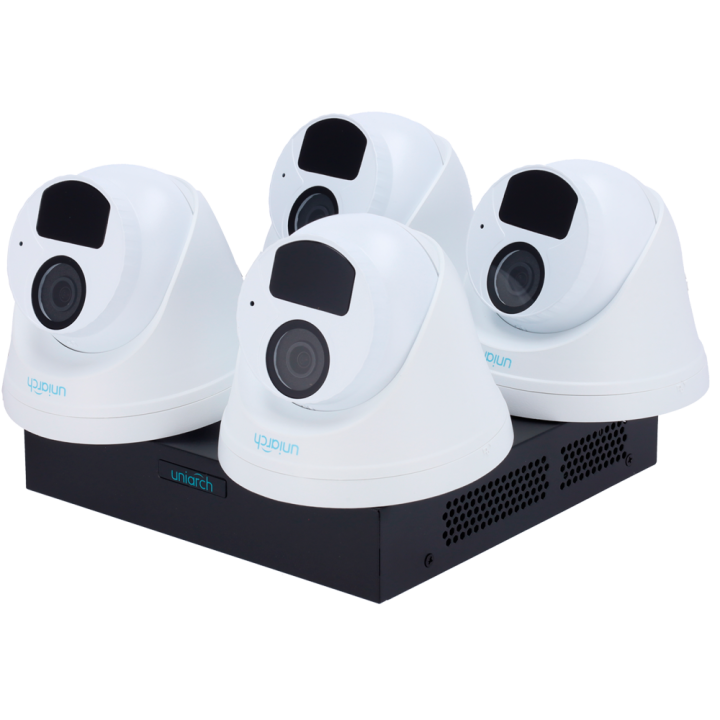 UNIARCH UV-KIT118-T42POE UNIARCH UV-KIT118-T42POE — Kit de vidéosurvei
