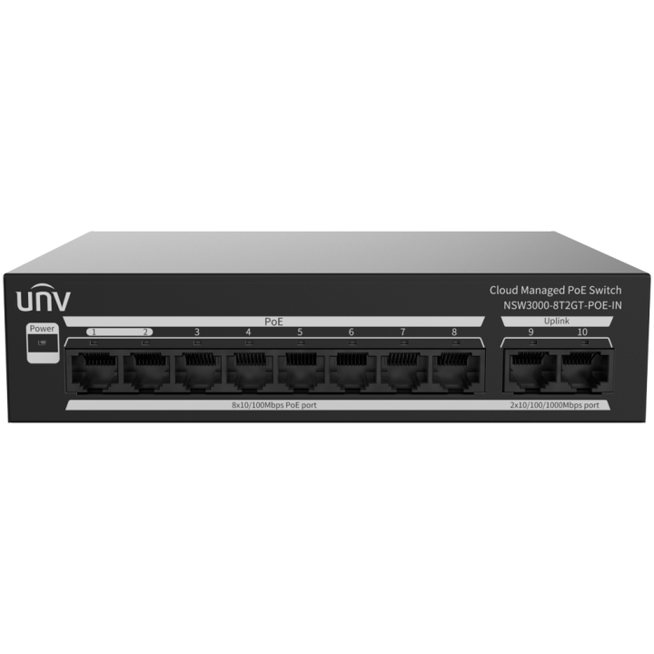 UNIVIEW UV-NSW3000-8T2GT-POE-IN UNIVIEW UV-NSW3000-8T2GT-POE-IN — Swit