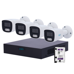UNIARCH UV-NVRKIT108B-4 UNIARCH UV-NVRKIT108B-4 — Kit de vidéosurveill
