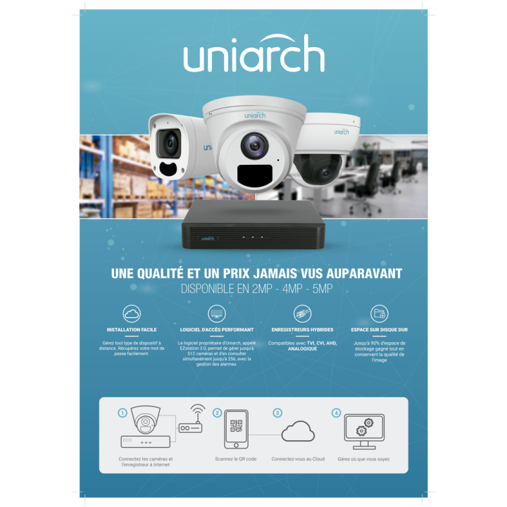 UNIVIEW UV-POSTER-A3-FR UNIVIEW UV-POSTER-A3-FR — Affiche Uniarch A3 F