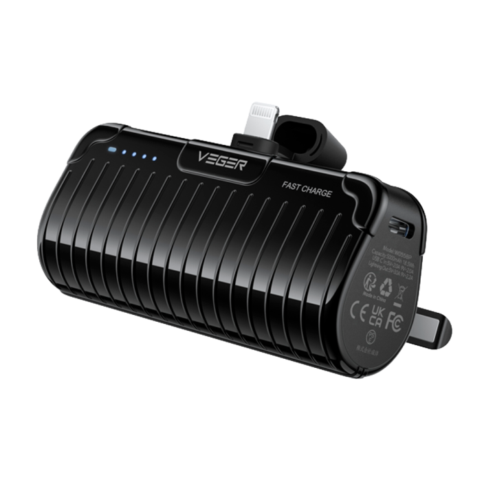 VEGER VG-W0558P VEGER VG-W0558P — Mini batterie externe VEGER avec LED