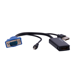 MARCA BLANCA VGA-HDMI MARCA BLANCA VGA-HDMI — Adaptateur de VGA+Audio 