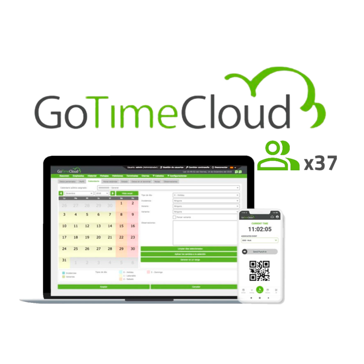 ZKTECO ZK-GOTIMECLOUD-37 ZKTECO ZK-GOTIMECLOUD-37 — Licence Cloud Time