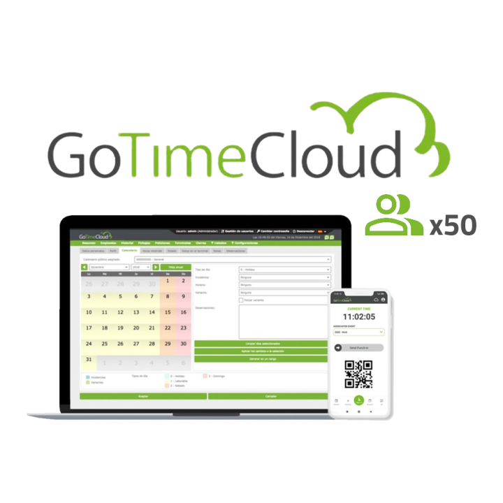 ZKTECO ZK-GOTIMECLOUD-50 ZKTECO ZK-GOTIMECLOUD-50 — Licence Cloud Time