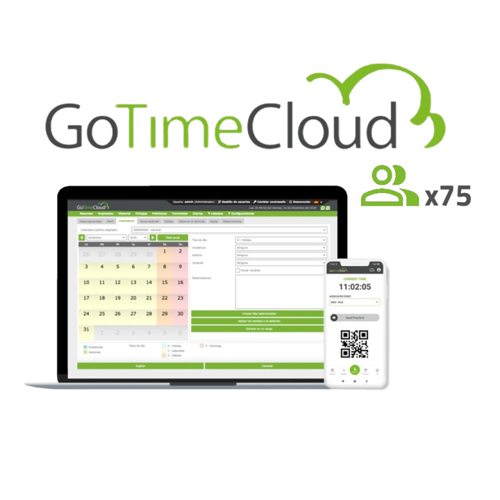 ZKTECO ZK-GOTIMECLOUD-75 ZKTECO ZK-GOTIMECLOUD-75 — Licence Cloud Time