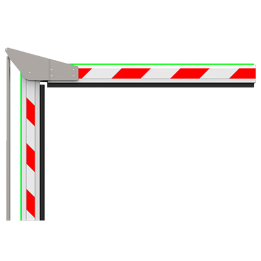 ZKTECO ZK-PROBG-BOOM230-L ZKTECO ZK-PROBG-BOOM230-L — Bras de barrière