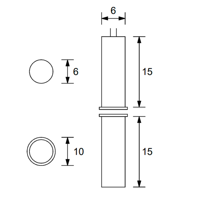 FDP A-SS1 — Mini contact magnétique FDP | AVS Domotec