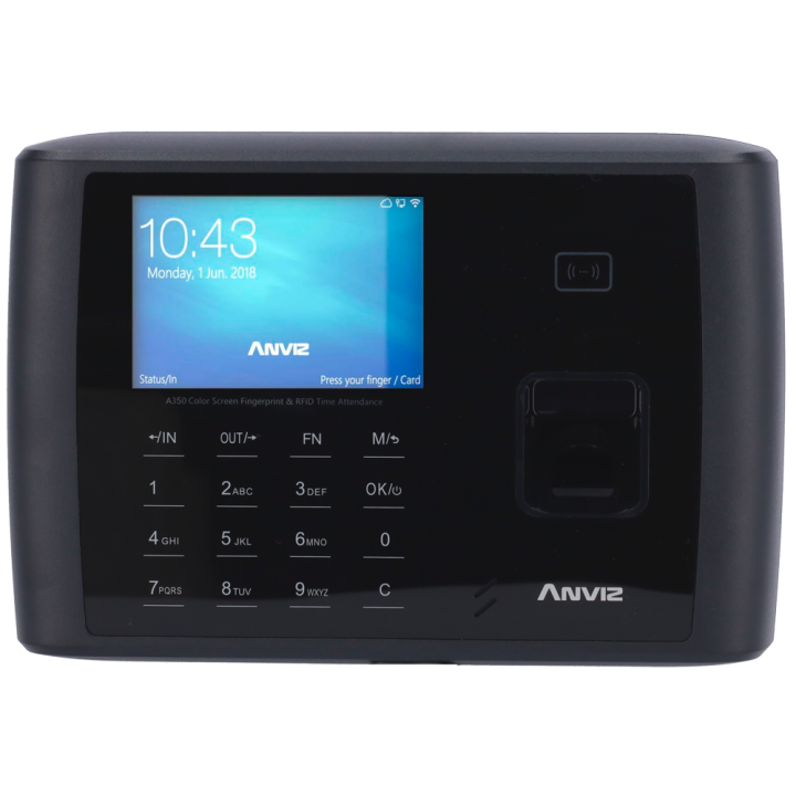 ANVIZ A350-BT-4G — Control de presencia | AVS Domotec