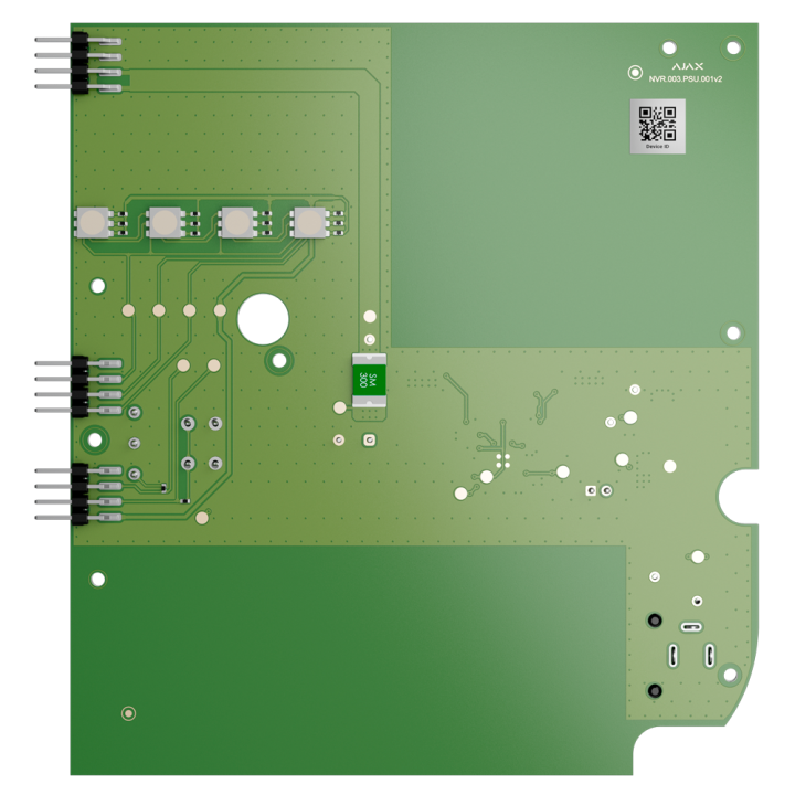 AJAX AJ-DC12V-PSU-NVR — Module d'alimentation 12 VDC | AVS Domotec