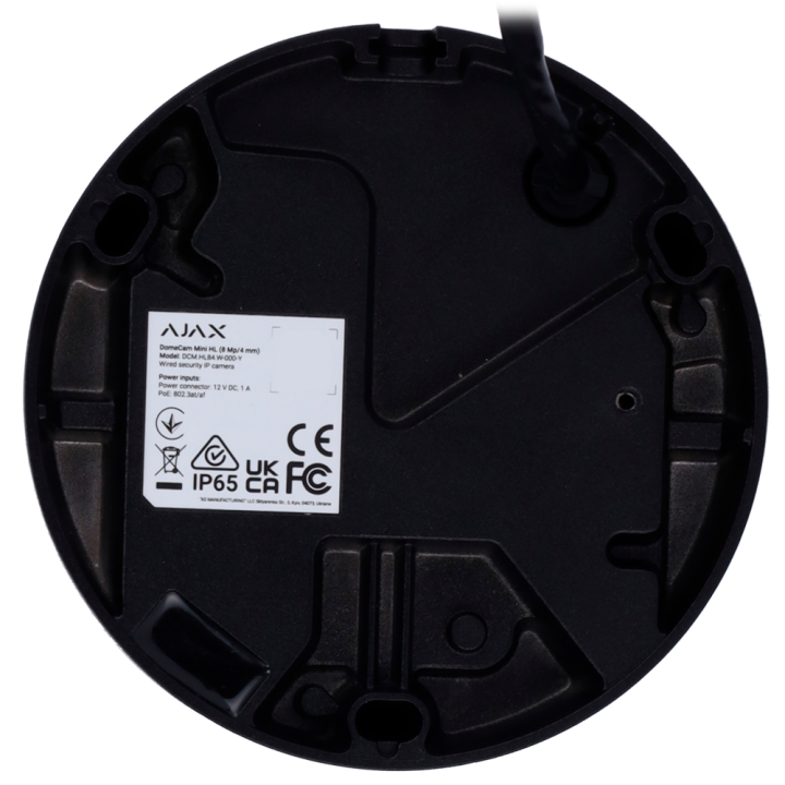 AJAX AJ-DOMECAM-MINI-5-HL — Caméra IP 5 Megapixel Ajax | AVS Domotec