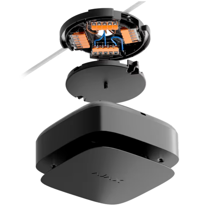 AJAX AJ-FIREPROTECT2-HC-AC-W — Détecteur thermovélocimétrique et de CO