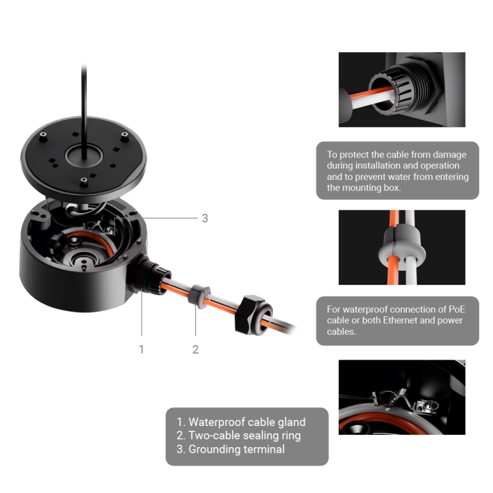 AJAX AJ-JUNCTIONBOX — Boite de connexions | AVS Domotec