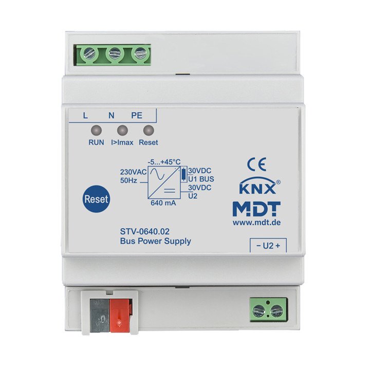 MDT STV-0640.02 KNX Busspannungsversorgung | 640 mA | AVS Domotec