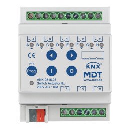MDT AKK-0816.03 KNX-Schaltaktor Kompakt | 8-fach | AVS Domotec