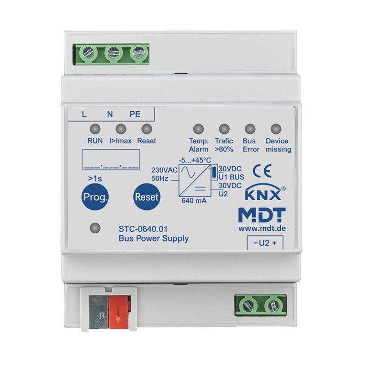 MDT STC-0640.01 KNX Busspannungsversorgung | 640 mA, Diagnosefunktion 