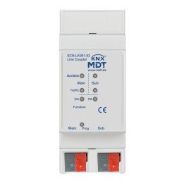 MDT SCN-LK001.03 KNX-Linienkoppler | REG, KNX Secure | AVS Domotec
