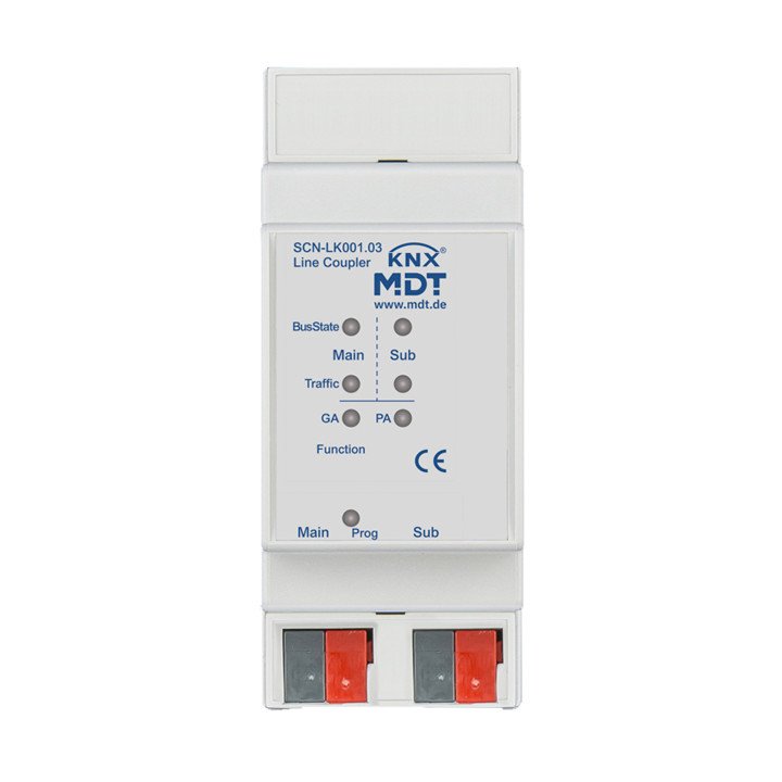 MDT SCN-LK001.03 KNX-Linienkoppler | REG, KNX Secure | AVS Domotec